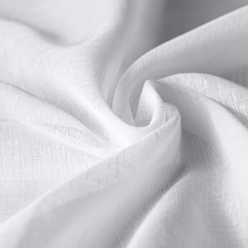 Flame Retardant Voile Upholstery Fabric in GhostWhite, Polyester, 300cm Width, for Living Room