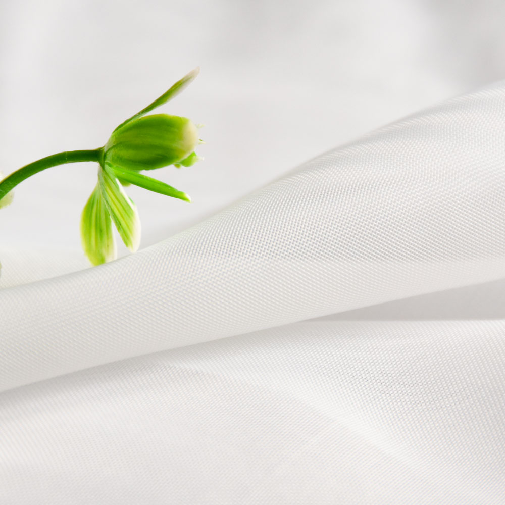 Flame Retardant Voile Upholstery Fabric in White, Polyester, 300cm Width, for Home Textile