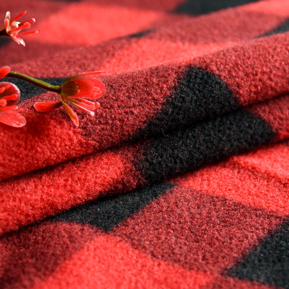 Inherent Flame Resistant Polar Fleece Printed Fabric for Blanket