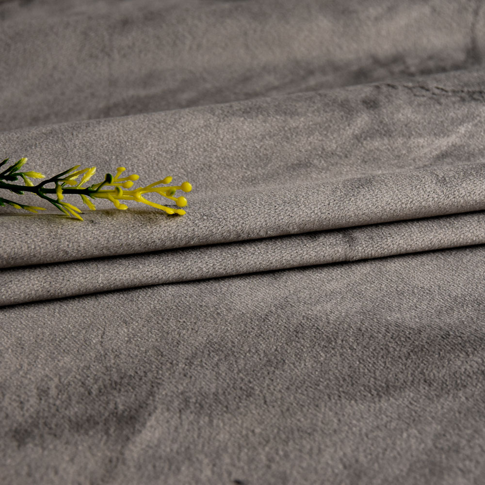 Flame Resistant Dutch Velvet Fabric for Home Decor, DimGray