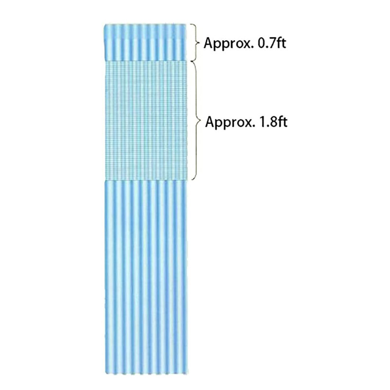 Fire Resistant Polyester Hospital Curtains with Flame Retardant and Hooks