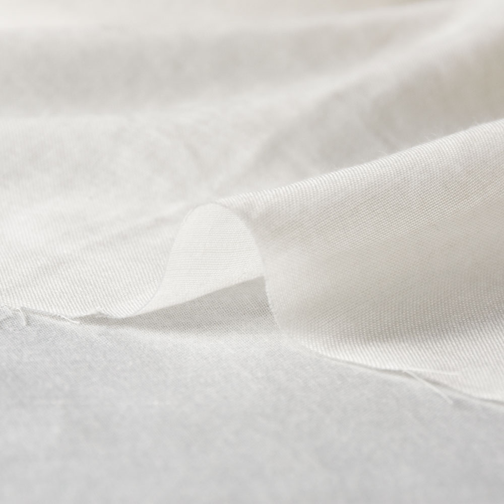 Flame Retardant Voile Fabric in Ivory, Polyester, 300cm Width, for Curtains