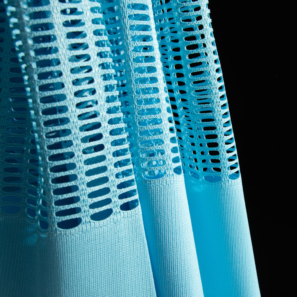 Fireproof Medical Mesh Fabric in DarkTurquoise, for Hospitals, Antibacterial and Waterproof