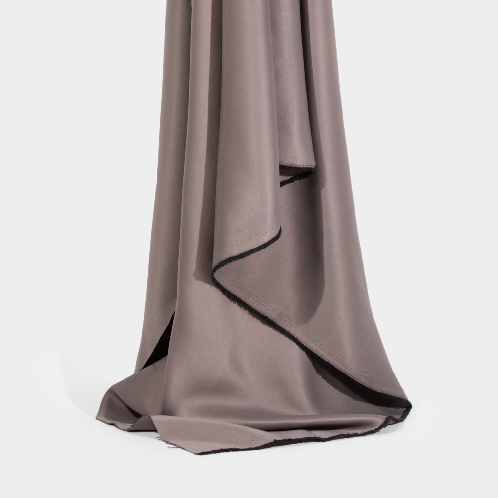 Inherent Flame Retardant Polyester Blackout Dimout Curtain Fabric in Grey