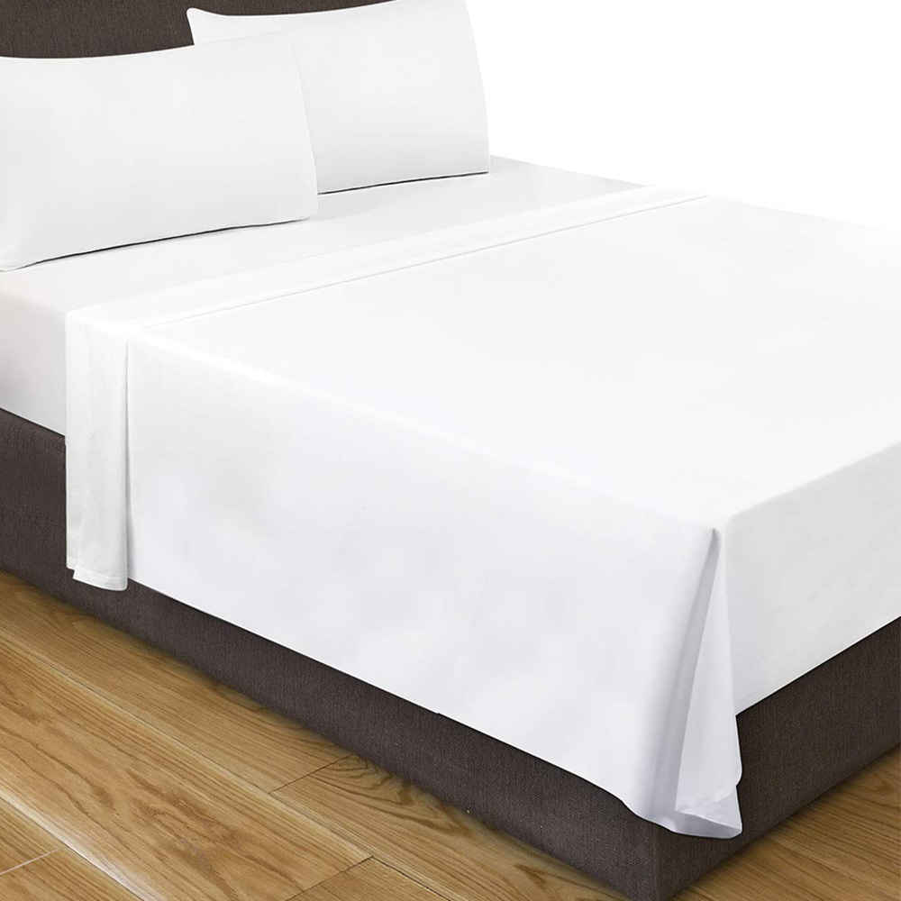 Flame Retardant Polyester Bed Sheets Soft Fire Retardant Home Bedding Fabric