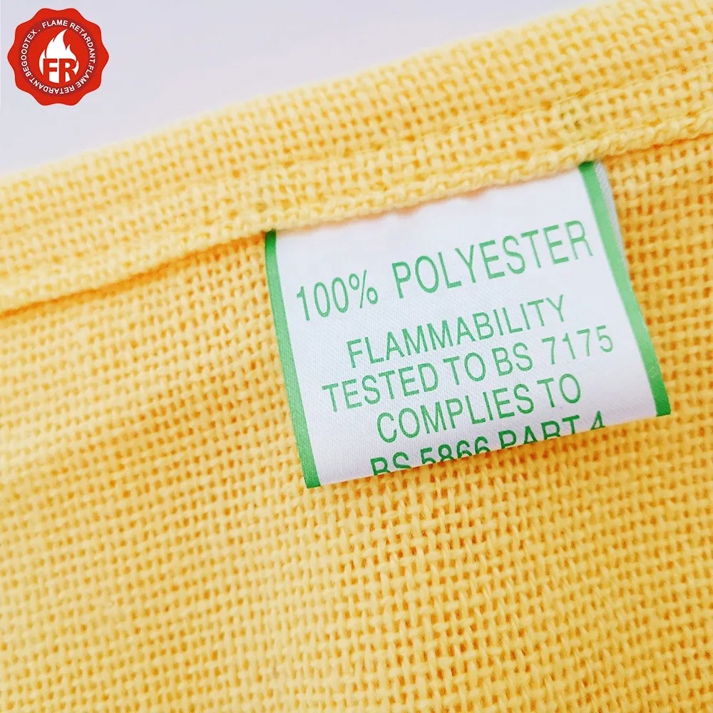 Fire Retardant Polyester Cellular Blanket  Soft Warm Blanket Fabric for Couch Sofa Bed