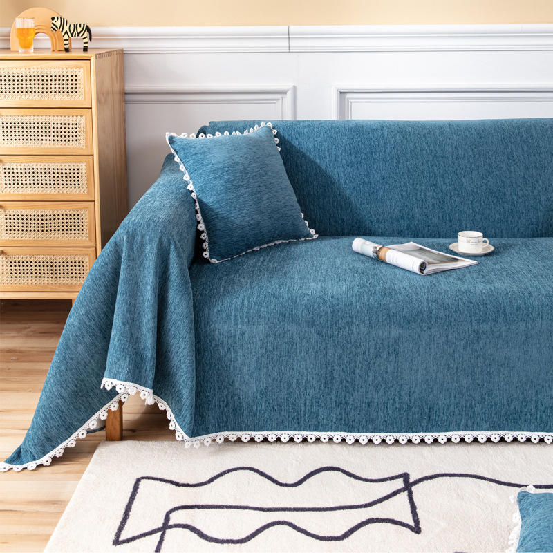 Begoodtex Flame Retardant Polyester Chenille Sofa Cover For Home Textile