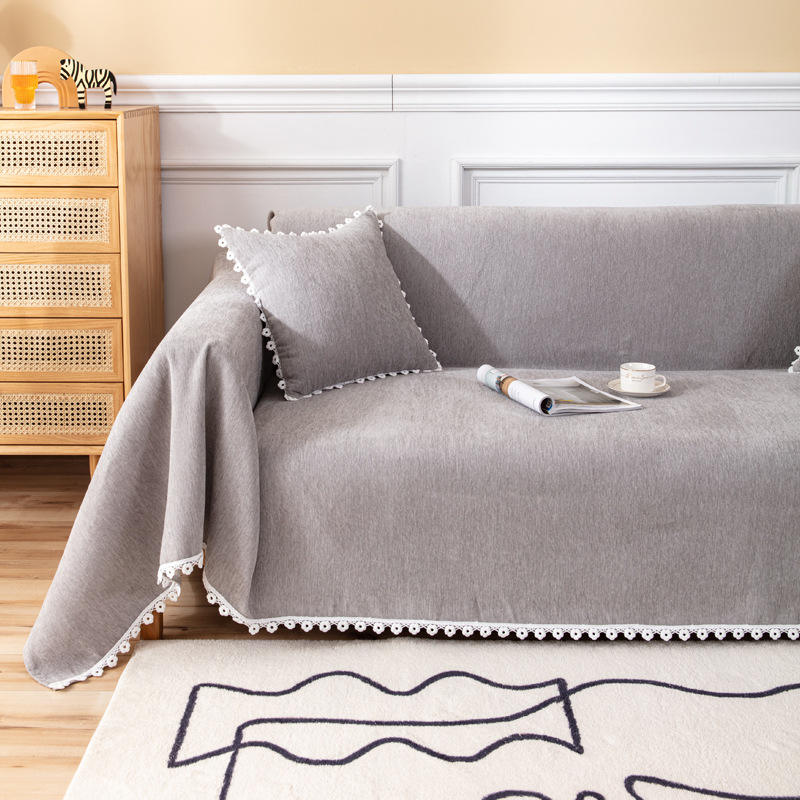Begoodtex Flame Retardant Polyester Chenille Sofa Cover For Home Textile
