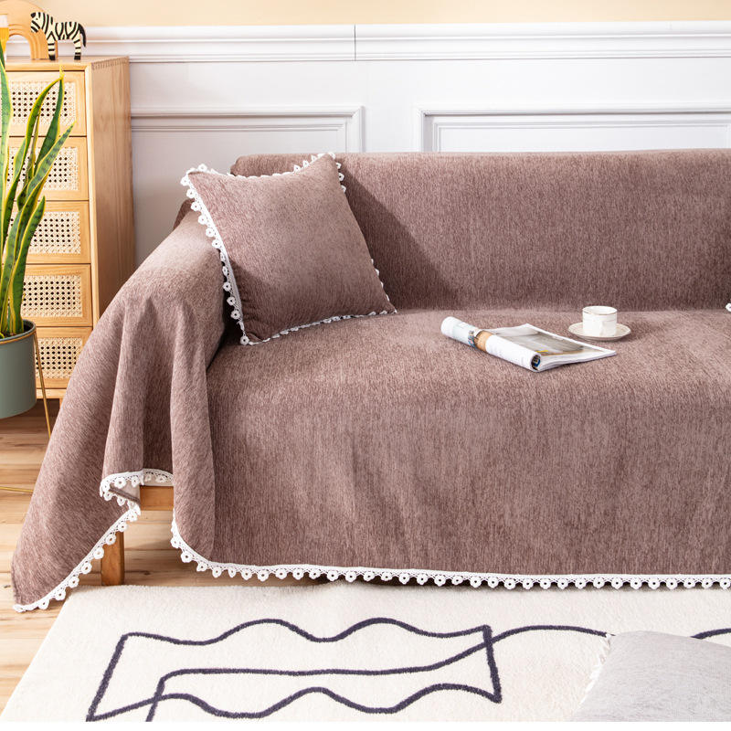 Begoodtex Flame Retardant Polyester Chenille Sofa Cover For Home Textile