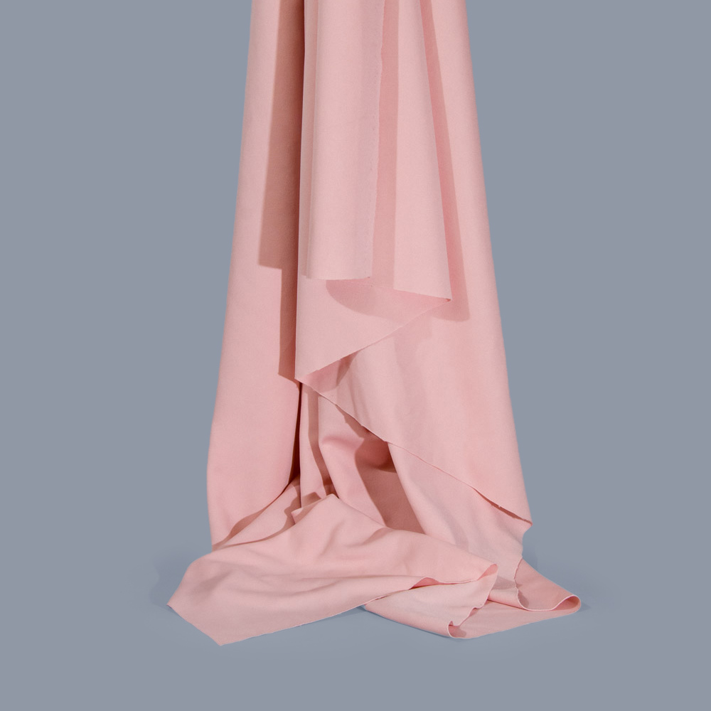 Fireproof Scuba  Fabric for Clothing in Pink, Polyester, 150cm Width