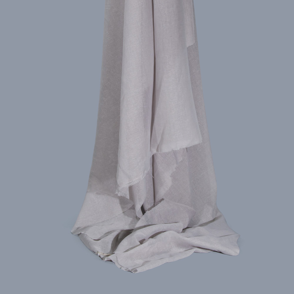 Flame Retardant Voile Fabric in DarkGrey, Polyester, 300cm Width, for Curtains
