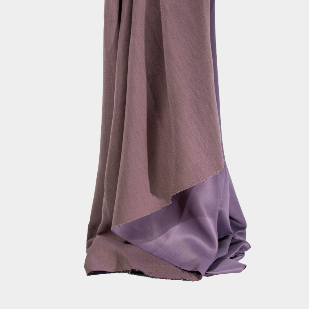 Fireproof Linen Blackout Fabric in Brown, Polyester, 300cm Width, for Hotels