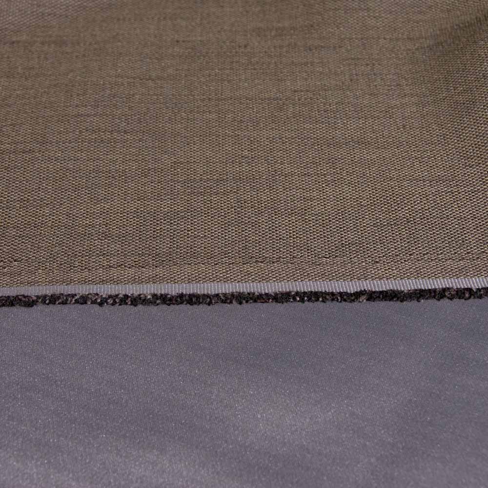 Fireproof Linen Blackout Fabric in SaddleBrown, Polyester, 300cm Width, for Home Decoration