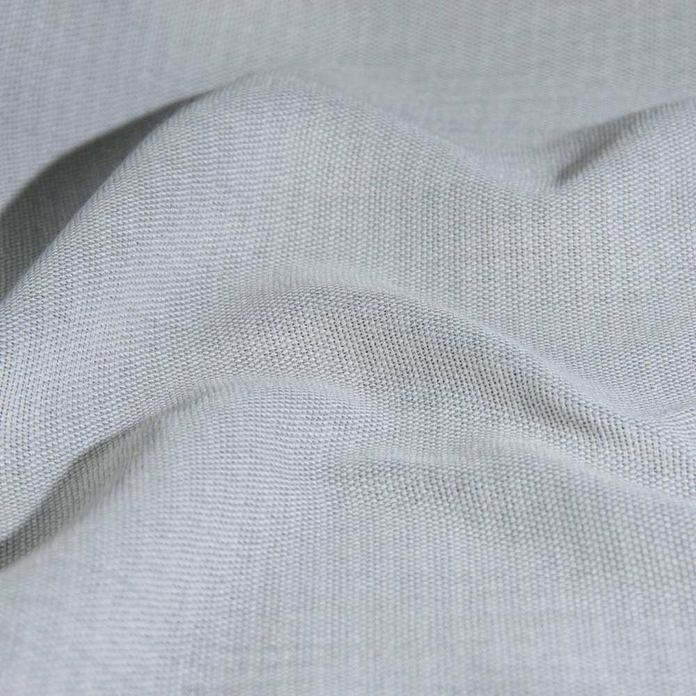 Fireproof Linen Blackout Fabric in WhiteSmoke, Polyester, 300cm Width, for Hospitals