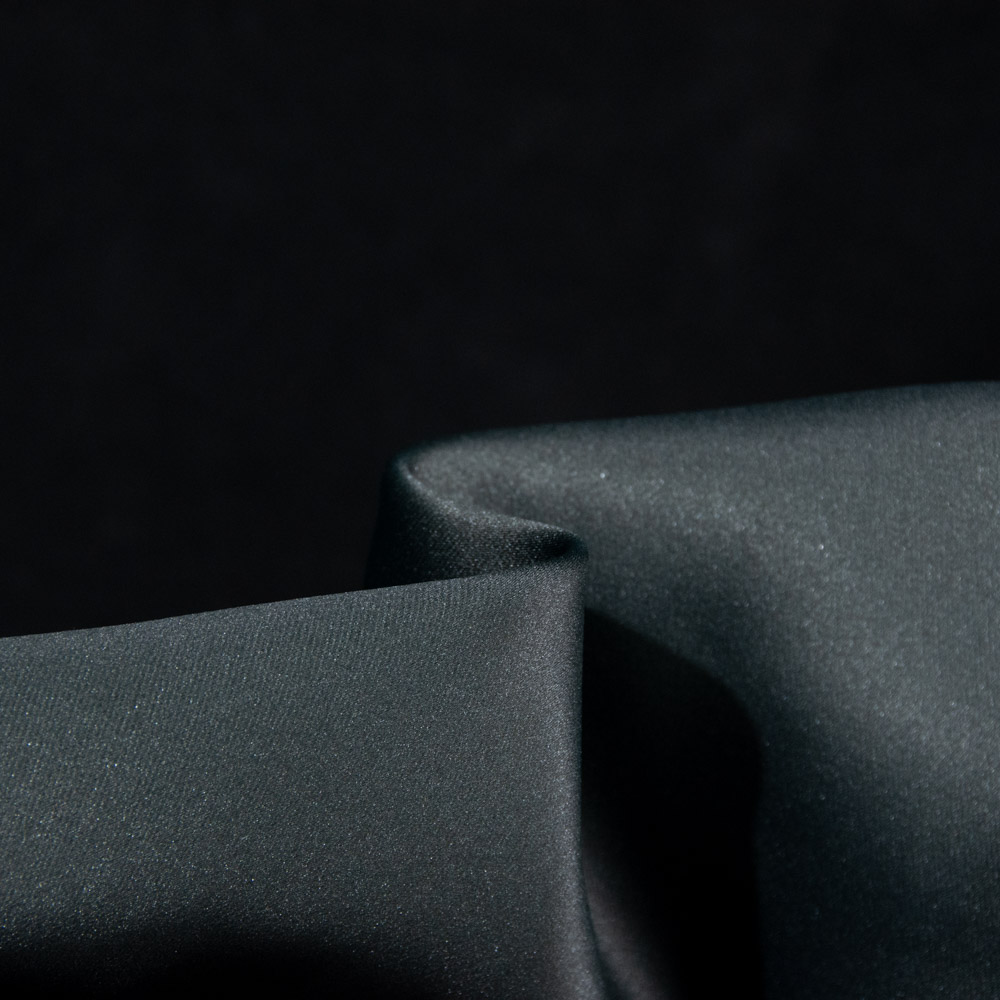 Inherent Flame Retardant Polyester Blackout Dimout Curtain Fabric in Grey