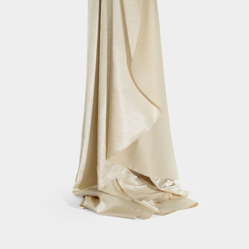 Begoodtex Inherent Fire Resistant Shining Slubbed Fabric