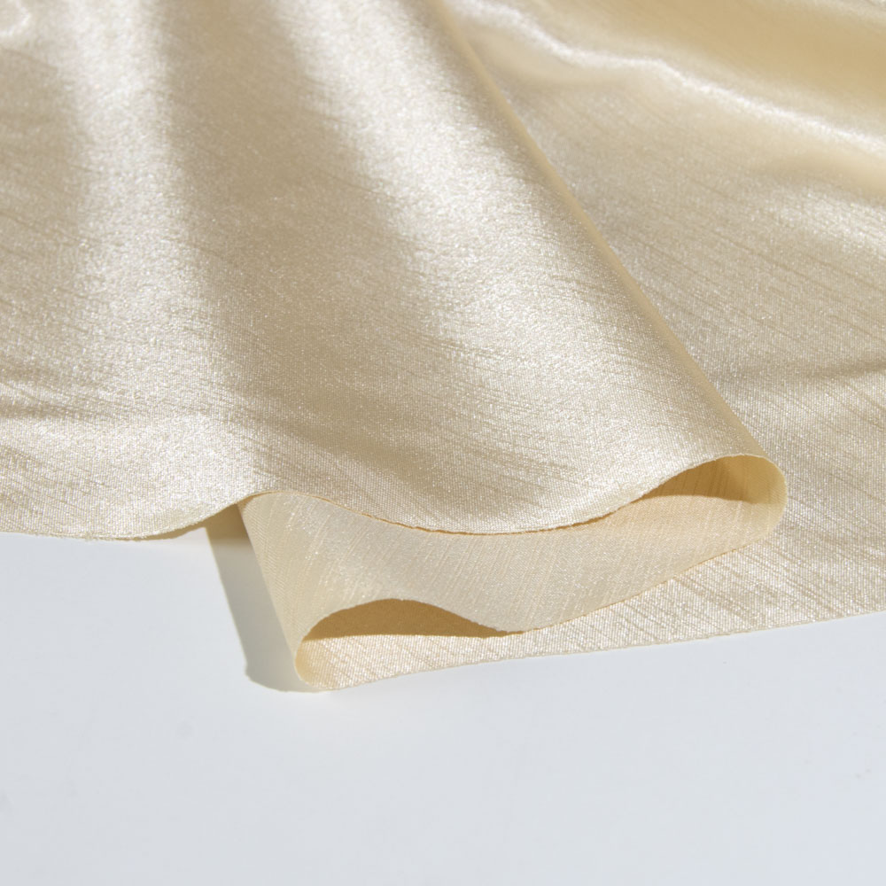 Begoodtex Inherent Fire Resistant Shining Slubbed Fabric