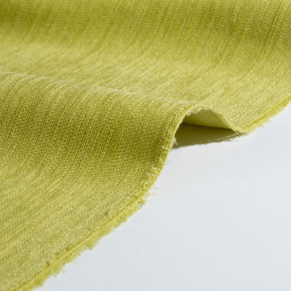 Fire Retardant Yellow Chenille Fabric for Home Textile, Polyester