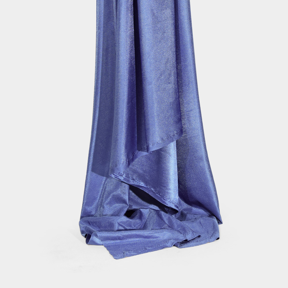Flame Retardant Premiere Fabric for Wedding Decor in SlateBlue, Polyeste