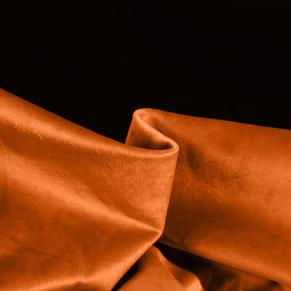 Flame Resistant Dutch Velvet Fabric for Sofa, Chocolate