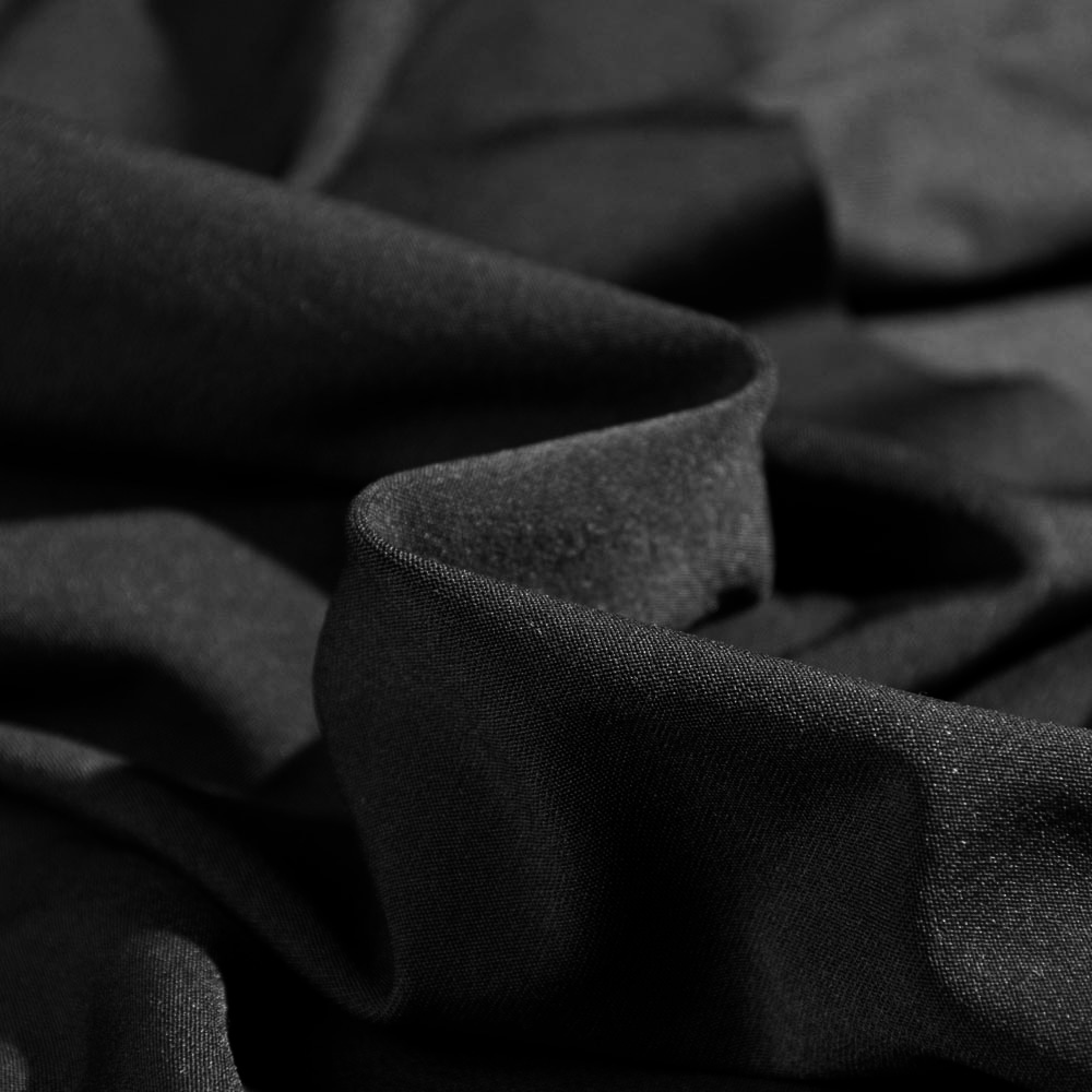 Fireproof Spandex Fabric for Sofa in Black, 160cm Width, Polyester