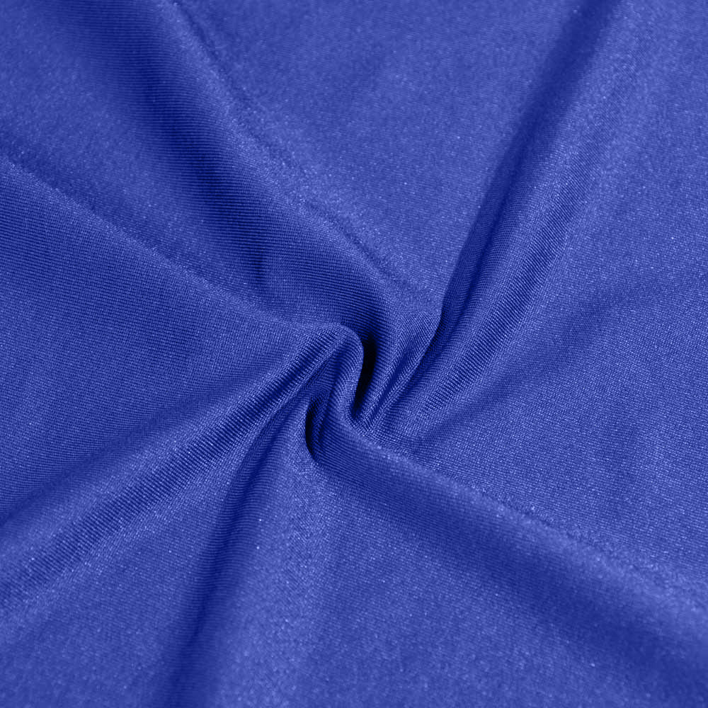 Fireproof Spandex Fabric for Parties in RoyalBlue, 160cm Width, Polyester