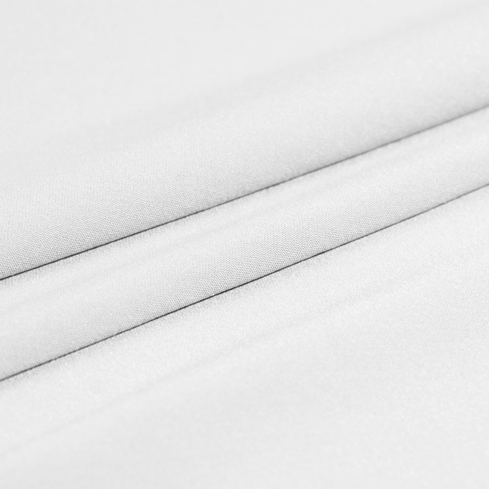 Fireproof Spandex Fabric for Garment in White, 160cm Width, Polyester