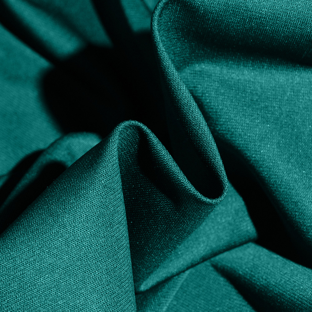 Flame Retardant Polyester Warp Knitted Fabric, SeaGreen, 300cm Width, for Upholstery