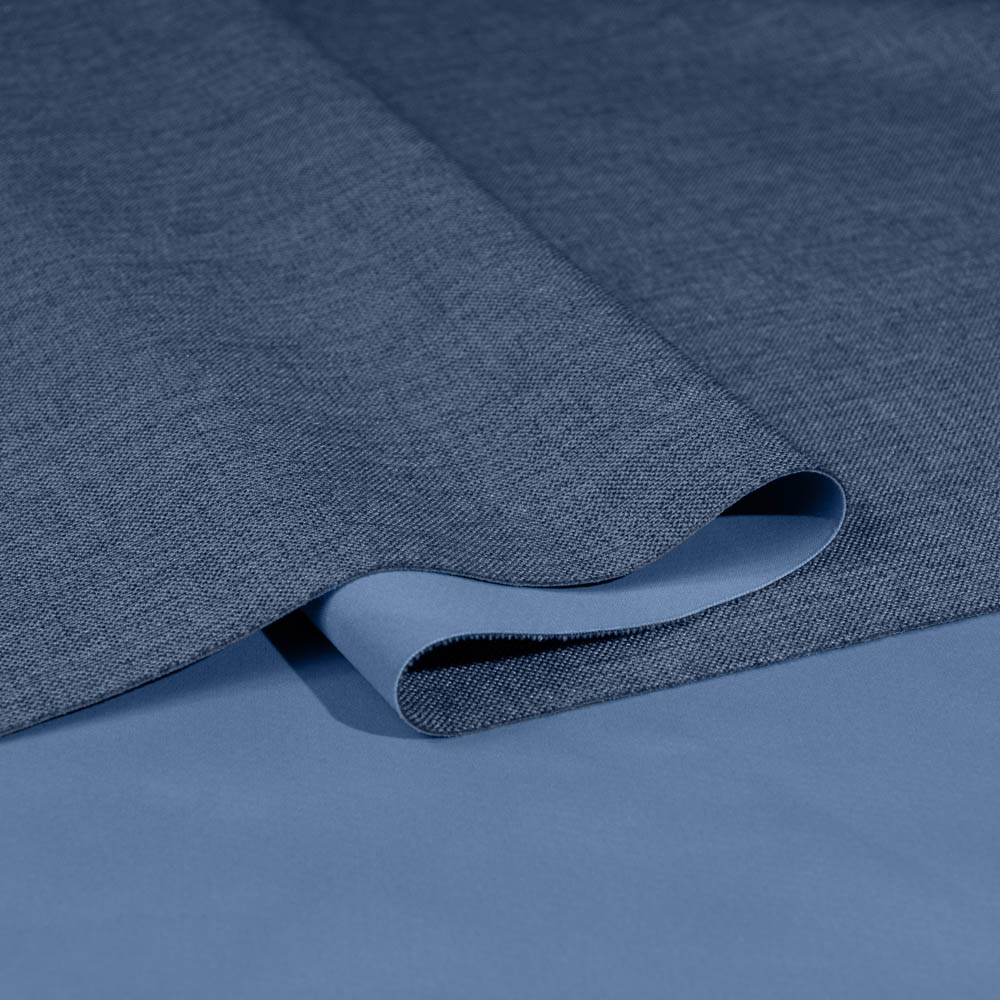 SlateGray Permanent Flame Retardant Blackout Fabric - Polyester, 300cm Width, for Resort Curtains