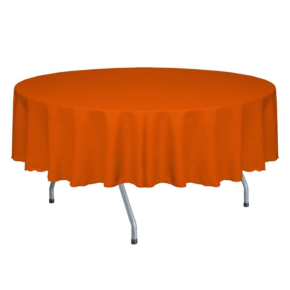 Flame Retardant Table Cloth Round For Wedding Banquet Party 100% Polyester