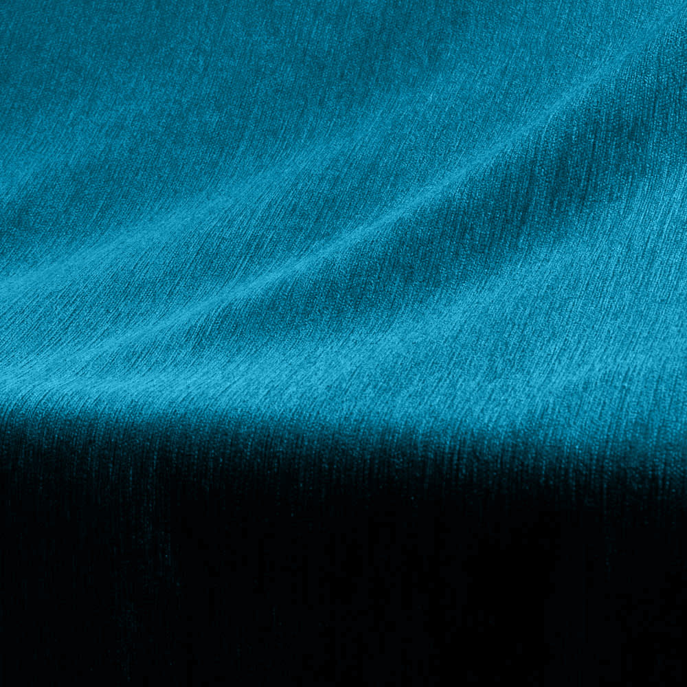 Permanent Fireproof DarkCyan Chenille Fabric for Home Textile, Polyester