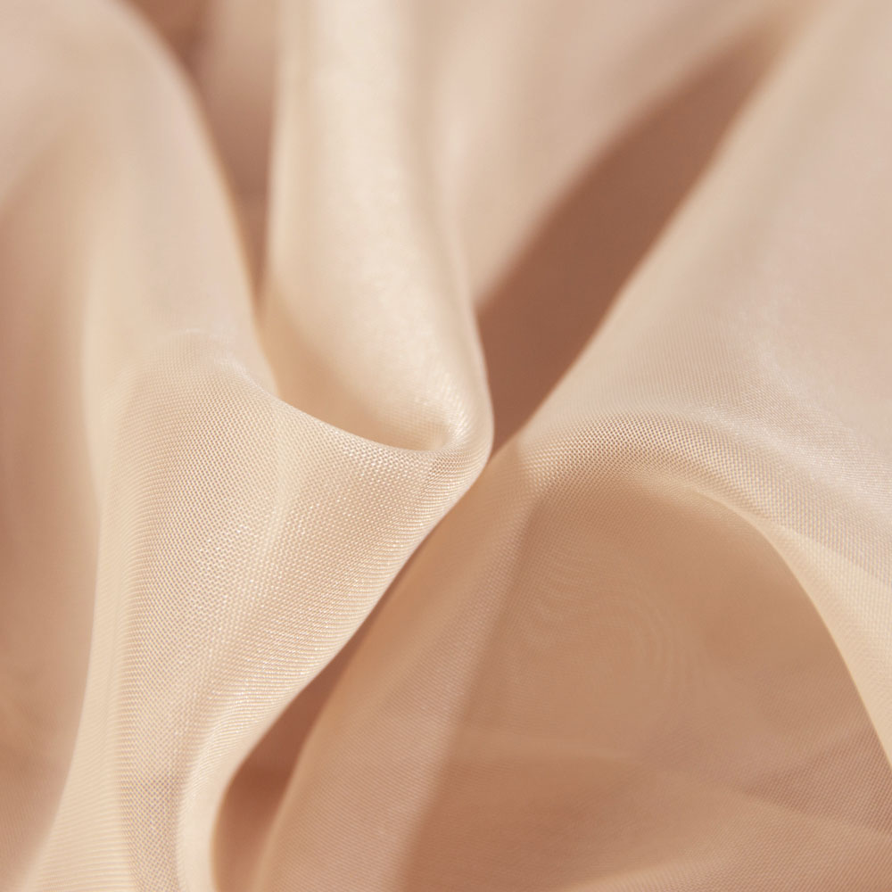 Flame Resistant Voile Fabric - PeachPuff Color, 300cm Width, for Apparel