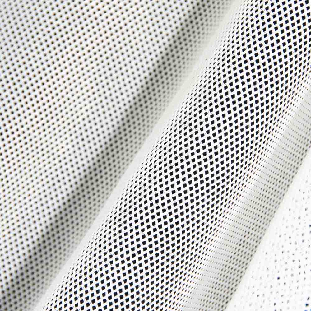 Permanent Flame Retardant Mesh Fabric in White for Upholstery