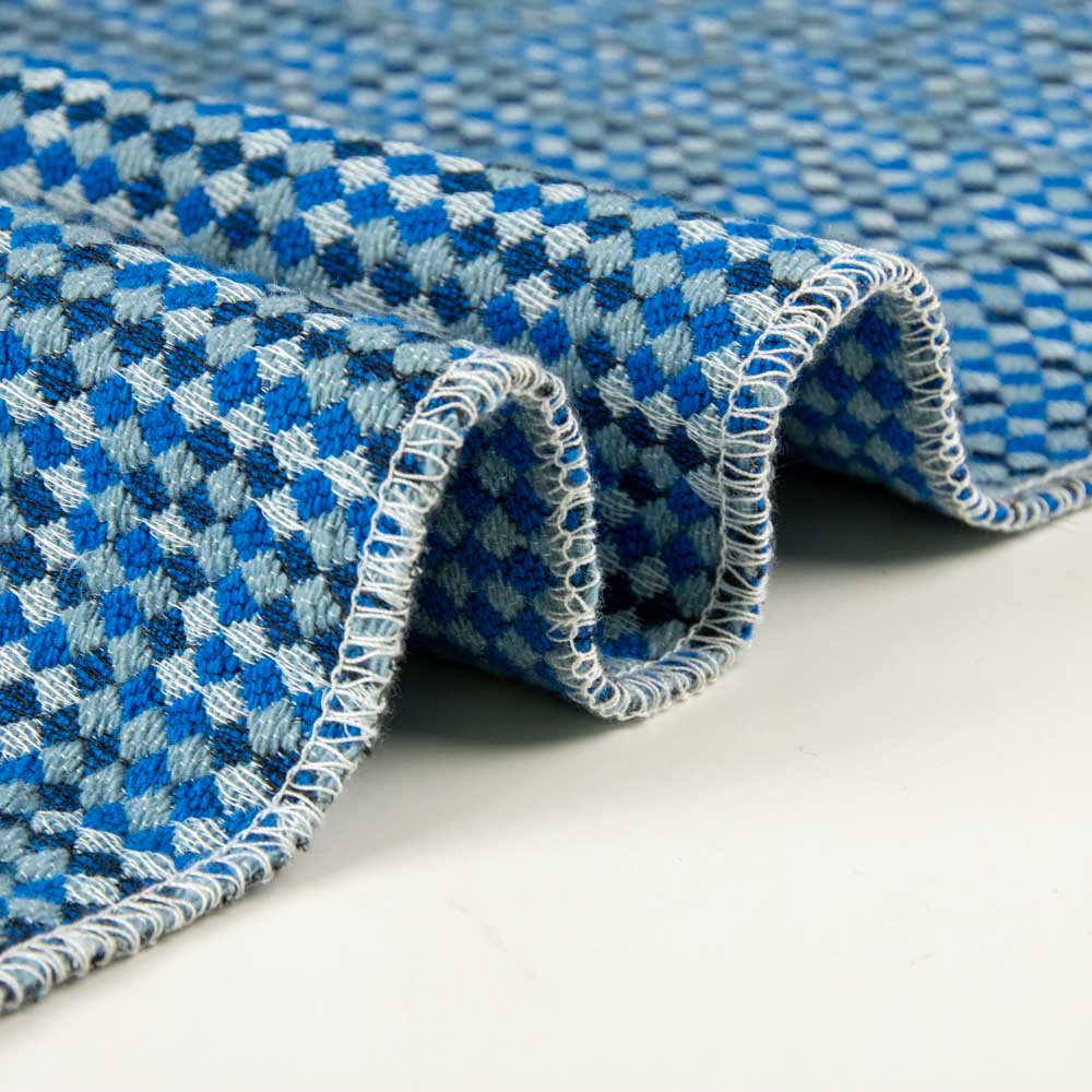Permanent Fire Retardant Yarn Dyed Jacquard Fabric, 150cm Width, 80%Wool