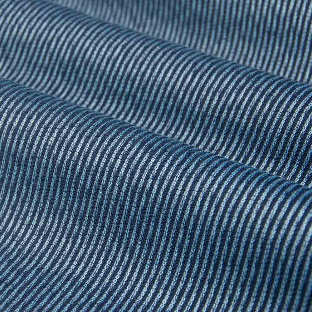 Permanent Fireproof Jacquard Fabric in SteelBlue for Industry, 150cm Width, 100% Polyester