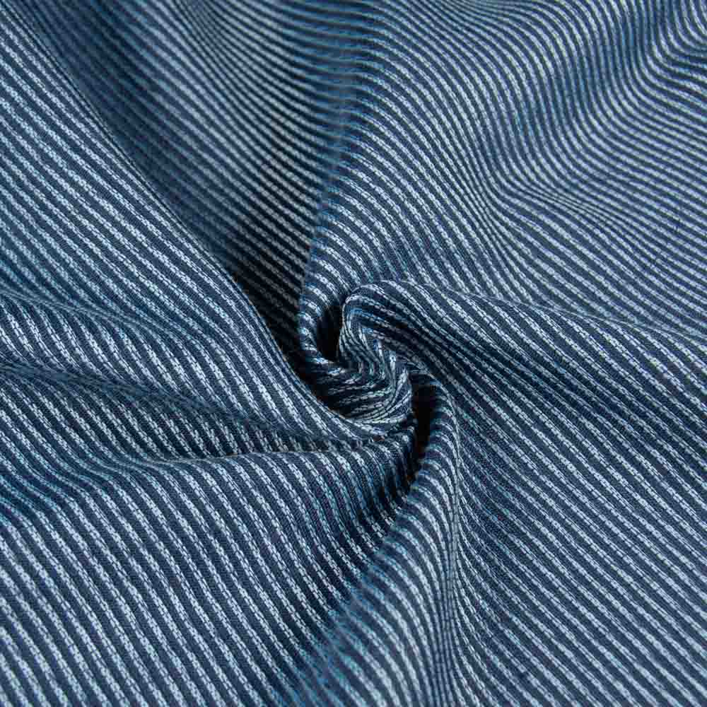 Permanent Fireproof Jacquard Fabric in SteelBlue for Industry, 150cm Width, 100% Polyester