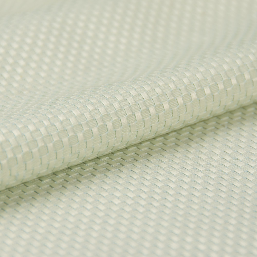 Inherent Flame Retardant Jacquard Fabric in Beige for Curtains, 150cm Width, 100% Polyester
