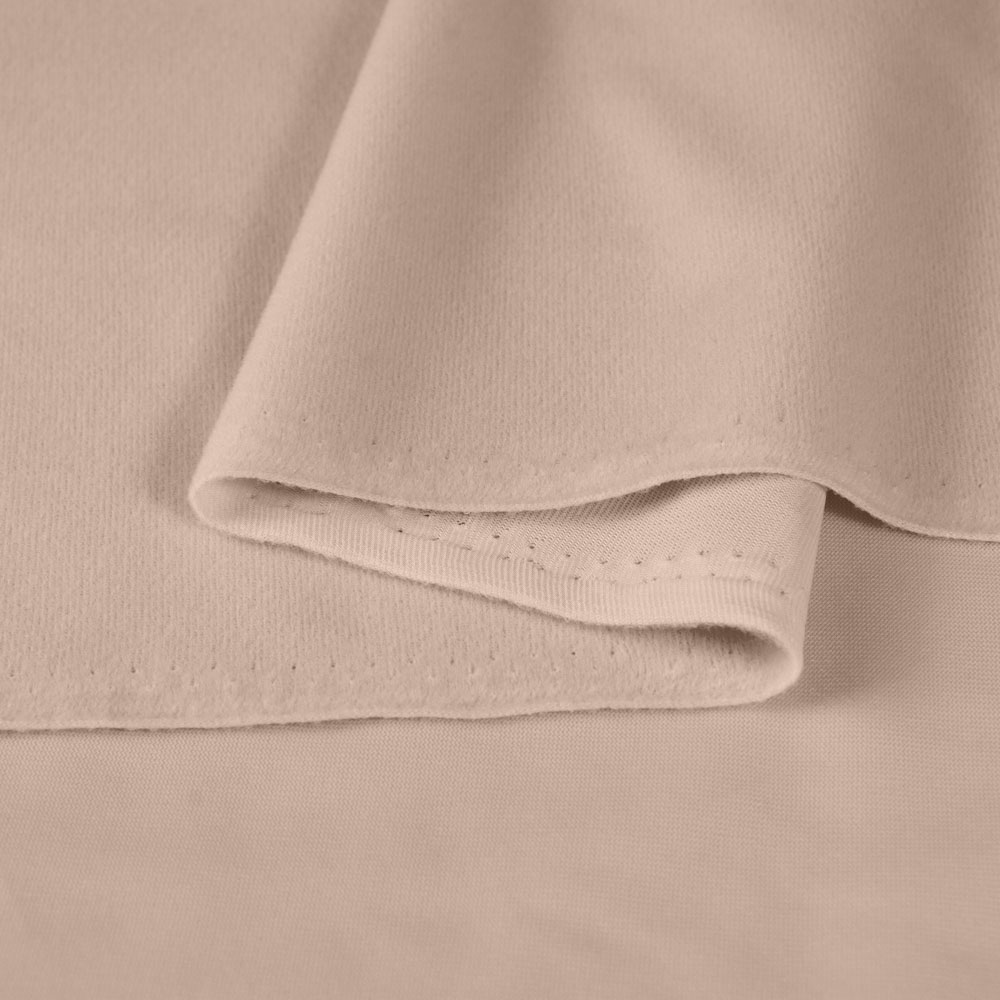 Permanent Fireproof Loop Fleece Fabric Velvet Fabric in LightPink, Polyester, EN13501-1, EN 13773 CLASS 1