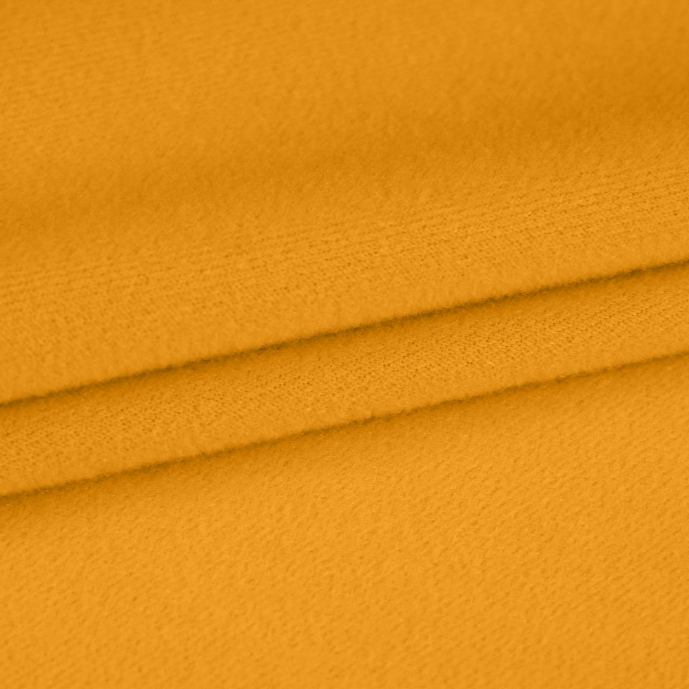 Flame Retardant Loop Fleece Fabric Velvet Fabric in Orange, 100% Polyester, BS5867 TYPE C, BS7175 SOUCE 7