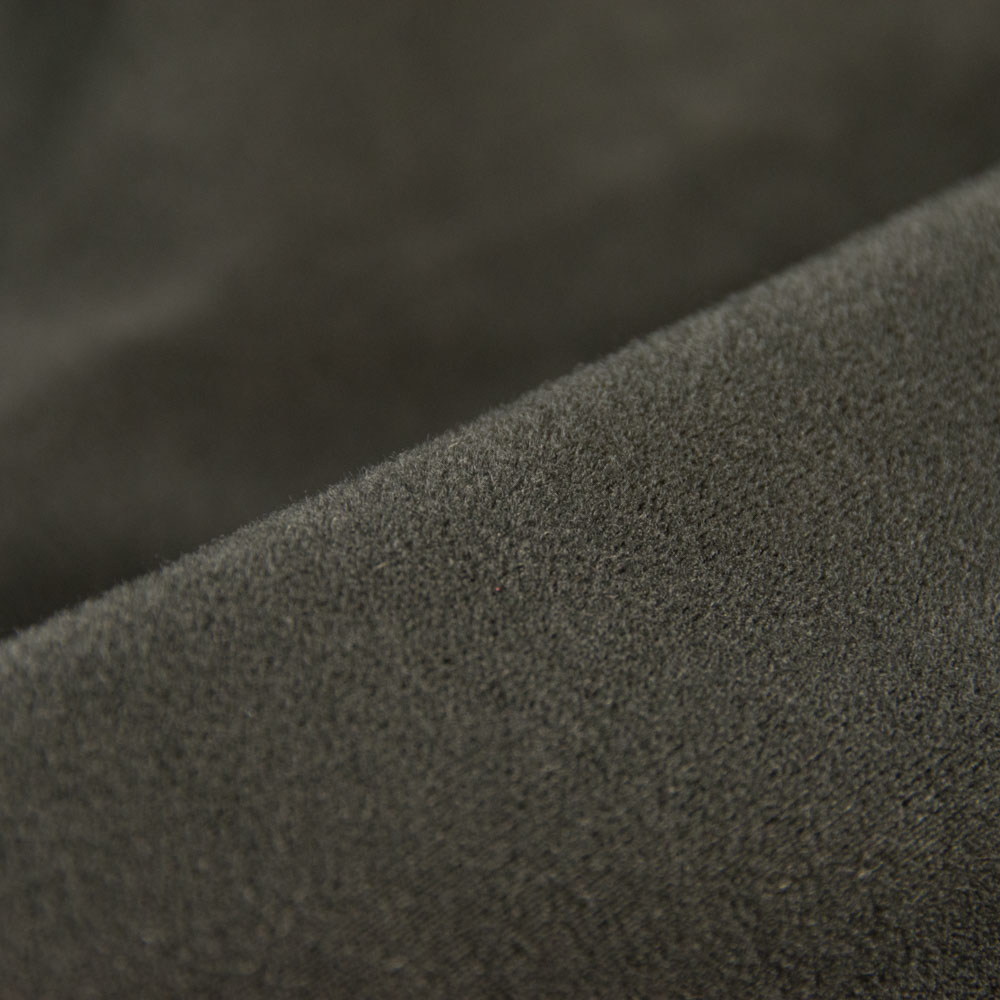 Fire Retardant Loop Fleece Fabric Velvet Fabric in Gray, 100% Polyester, NFPA 701, NF-P92-503-M1