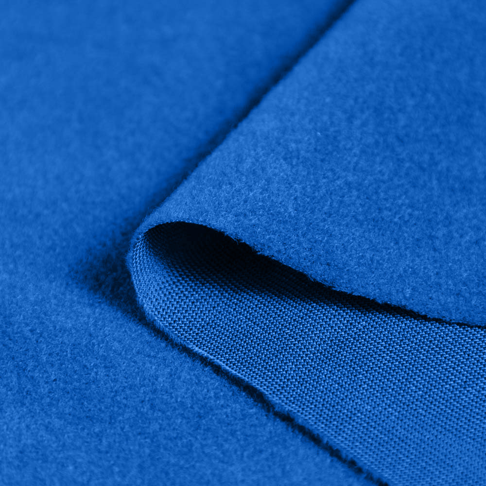 Inherent Fireproof Loop Fleece Fabric Velvet Fabric in Blue, Polyester, NF-P92-503-M1