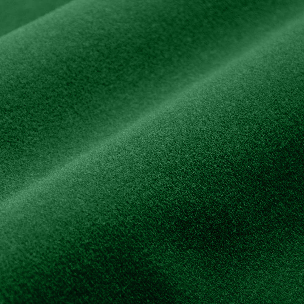 Permanent Fire Resistant Loop Fleece Fabric Velvet Fabric in Green, Polyester, CFR 1615, CA TITLE 19