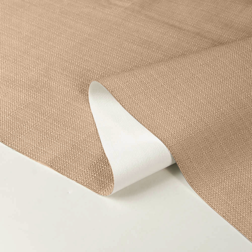 Inherent Fireproof Linen Coated Fabric Polyester Fabric for Curtains, soft drape, NF-P92-503-M1 compliant