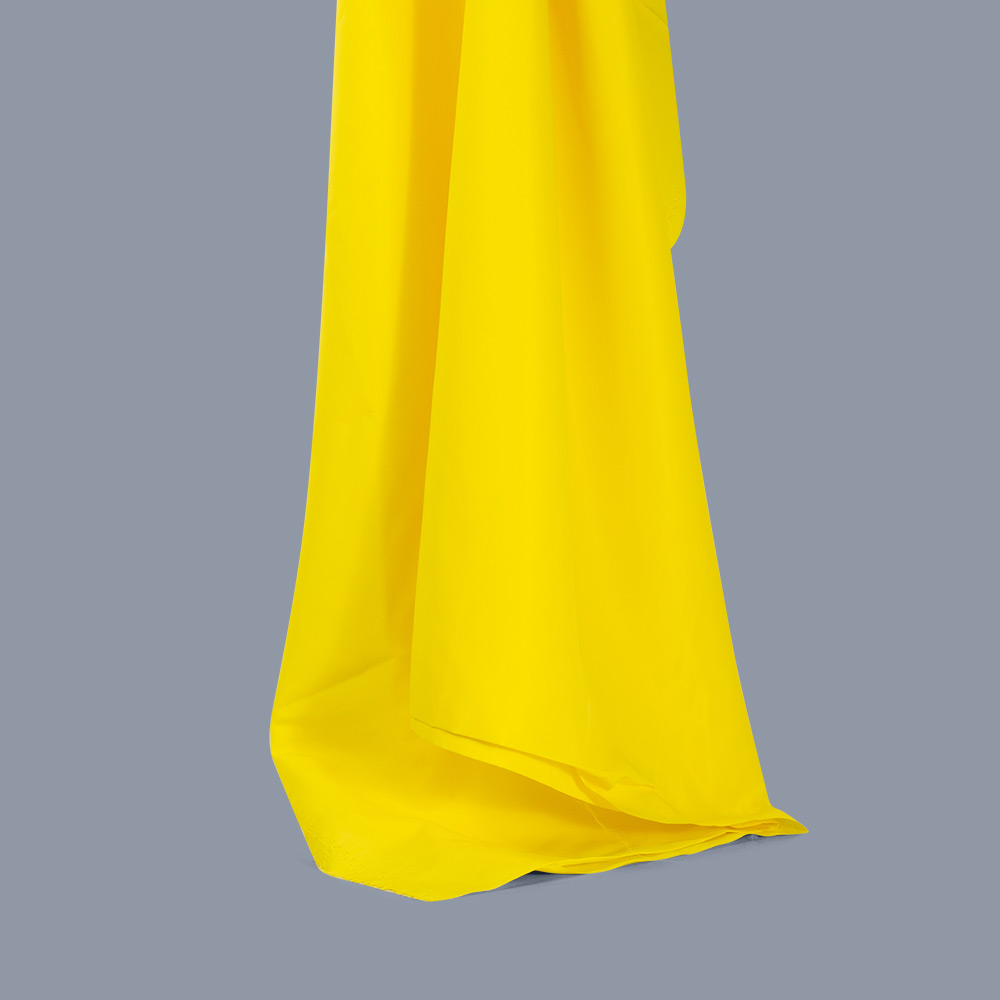 Flame Retardant Yellow Taffeta Fabric Compliant with IFR Standards NFPA701