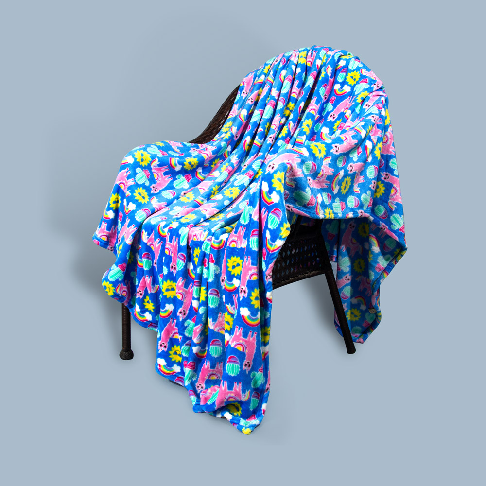 Begoodtex Flame Retardant Patterned Blanket, Warm and Soft for Bedroom, Living Room
