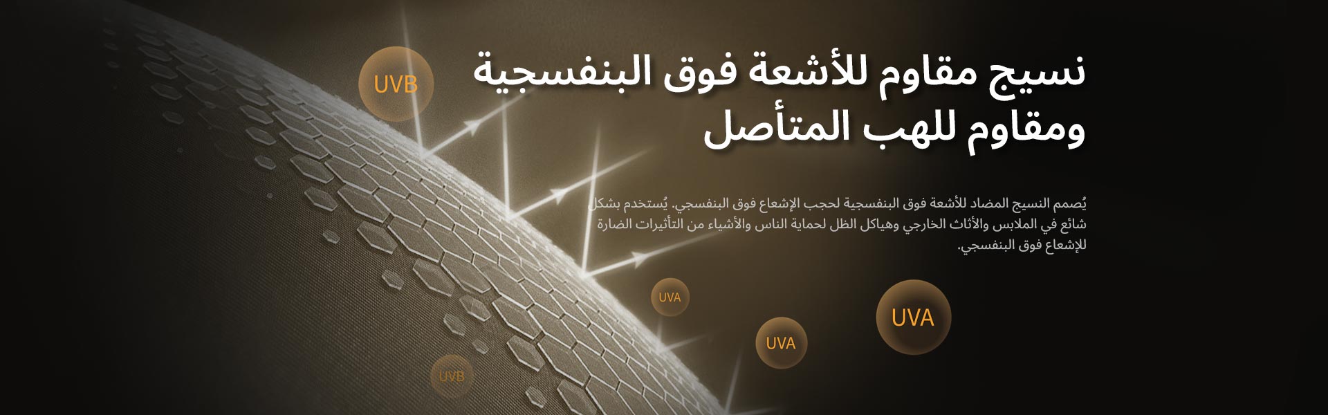 النسيج المقاوم للأشعة فوق البنفسجية