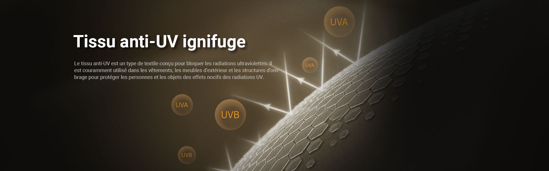 Tissu résistant aux UV