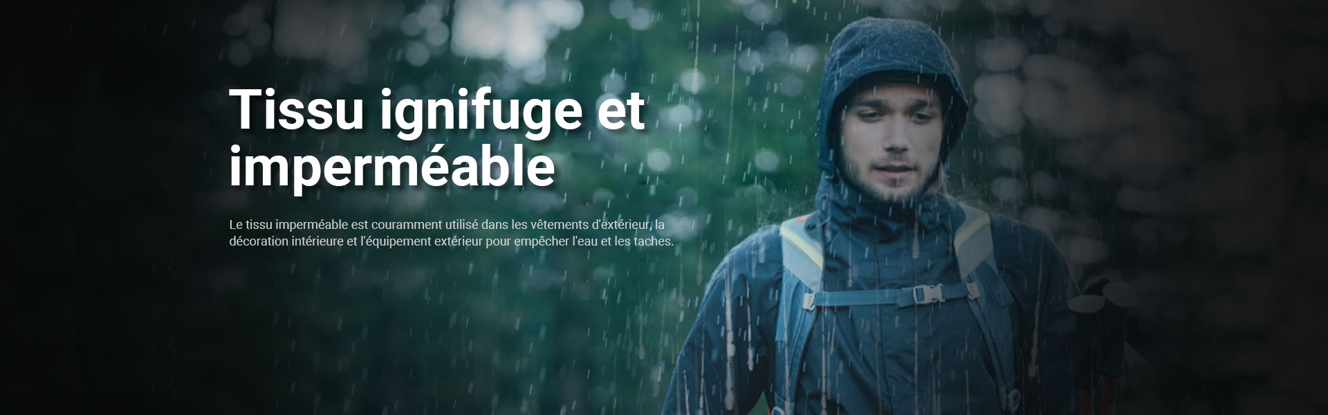 Tissu imperméable FR