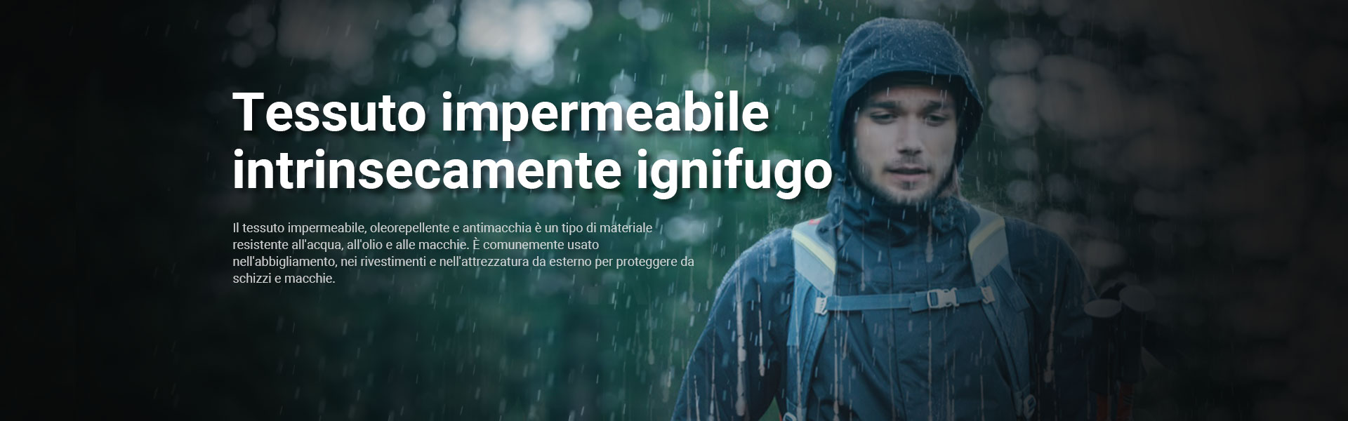 tessuto impermeabile