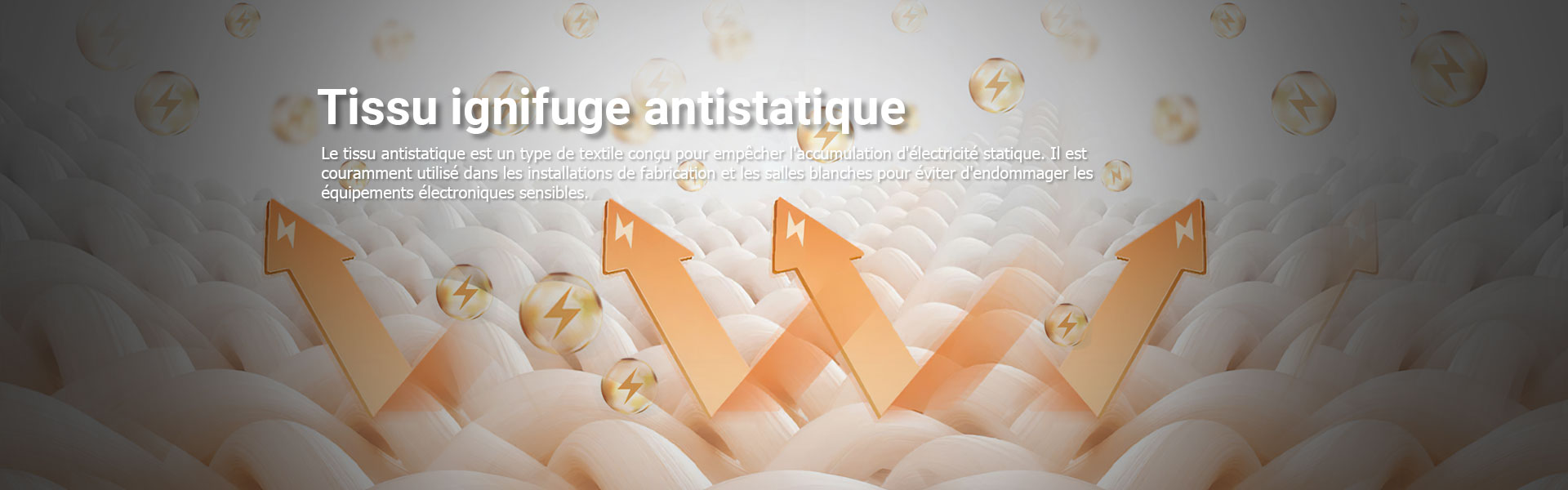 Tissu antistatique